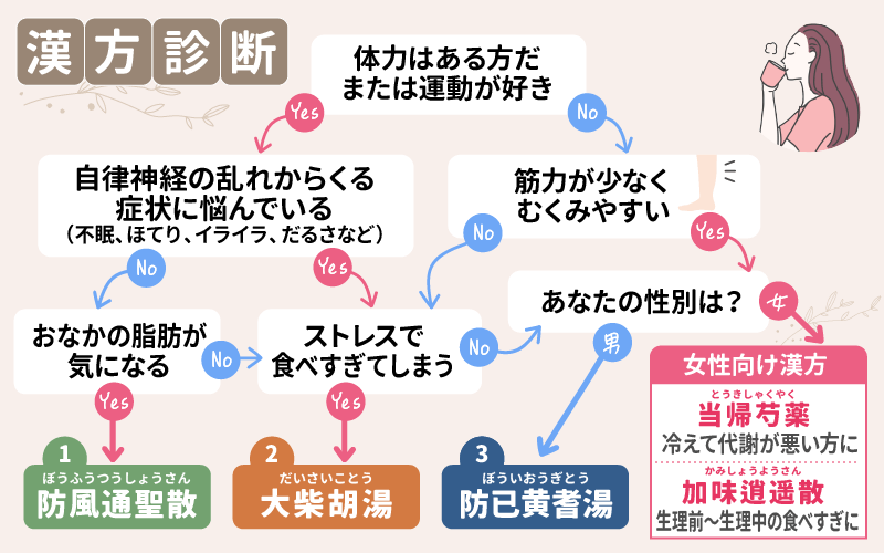 ダイエット漢方　診断